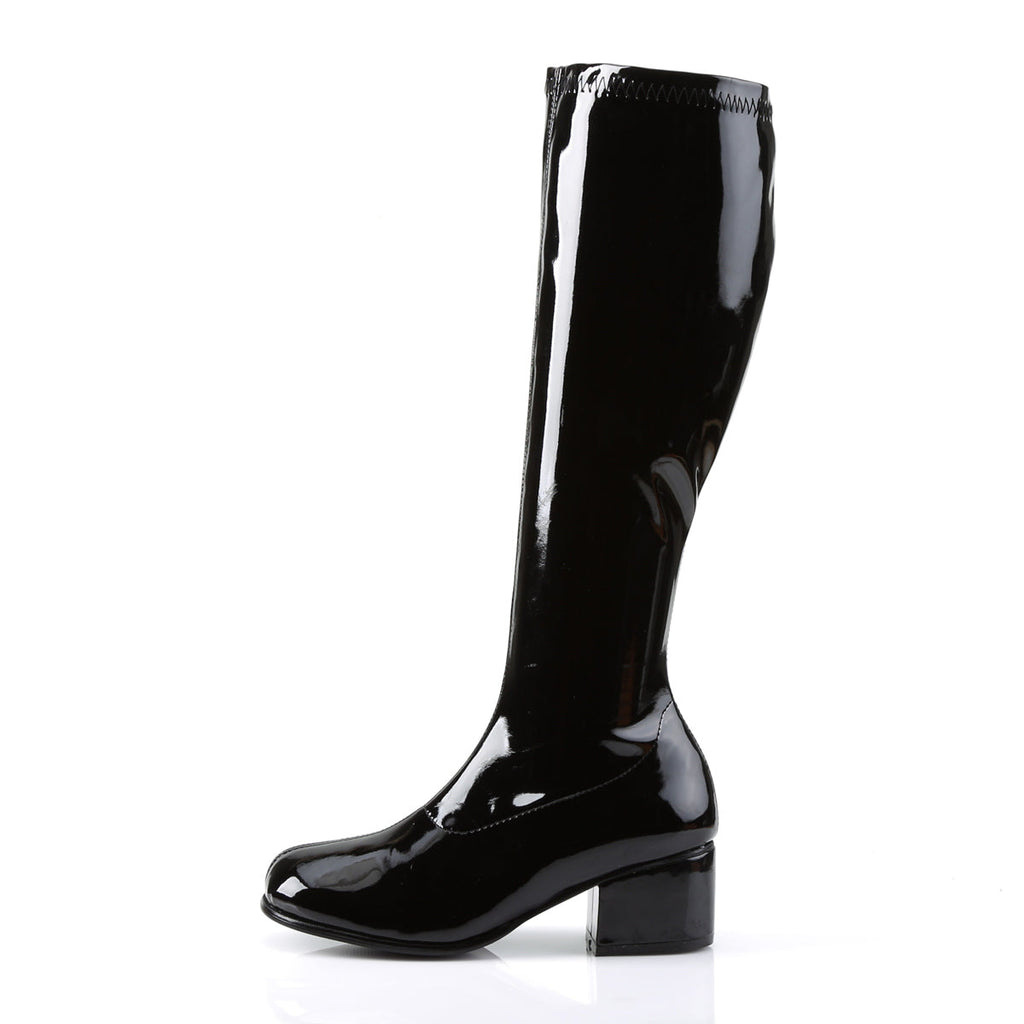 Funtasma Womens Boots RETRO-300 Blk Str Pat