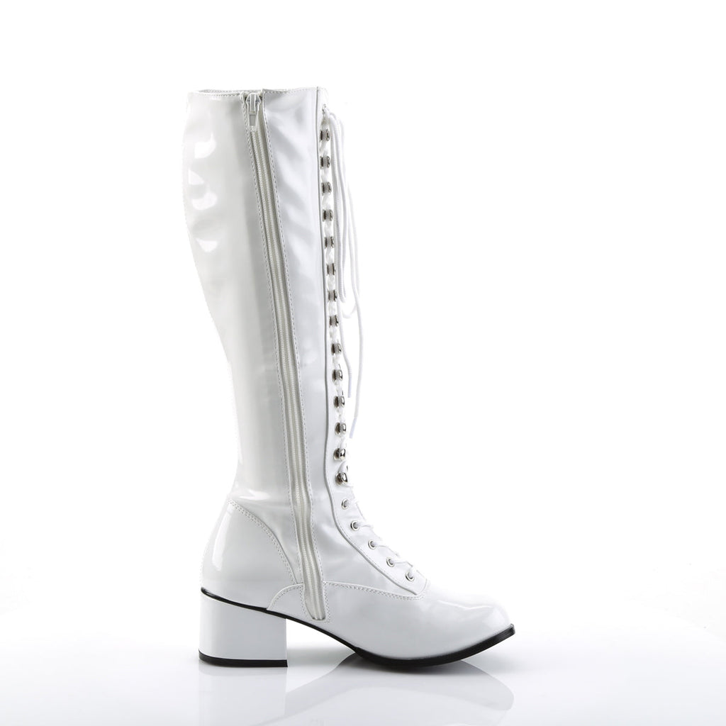 Funtasma Womens Boots RETRO-302 Wht Str Pat