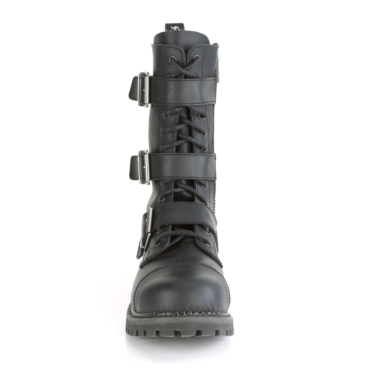 DemoniaCult Mens Boots RIOT-12BK Blk Vegan Leather