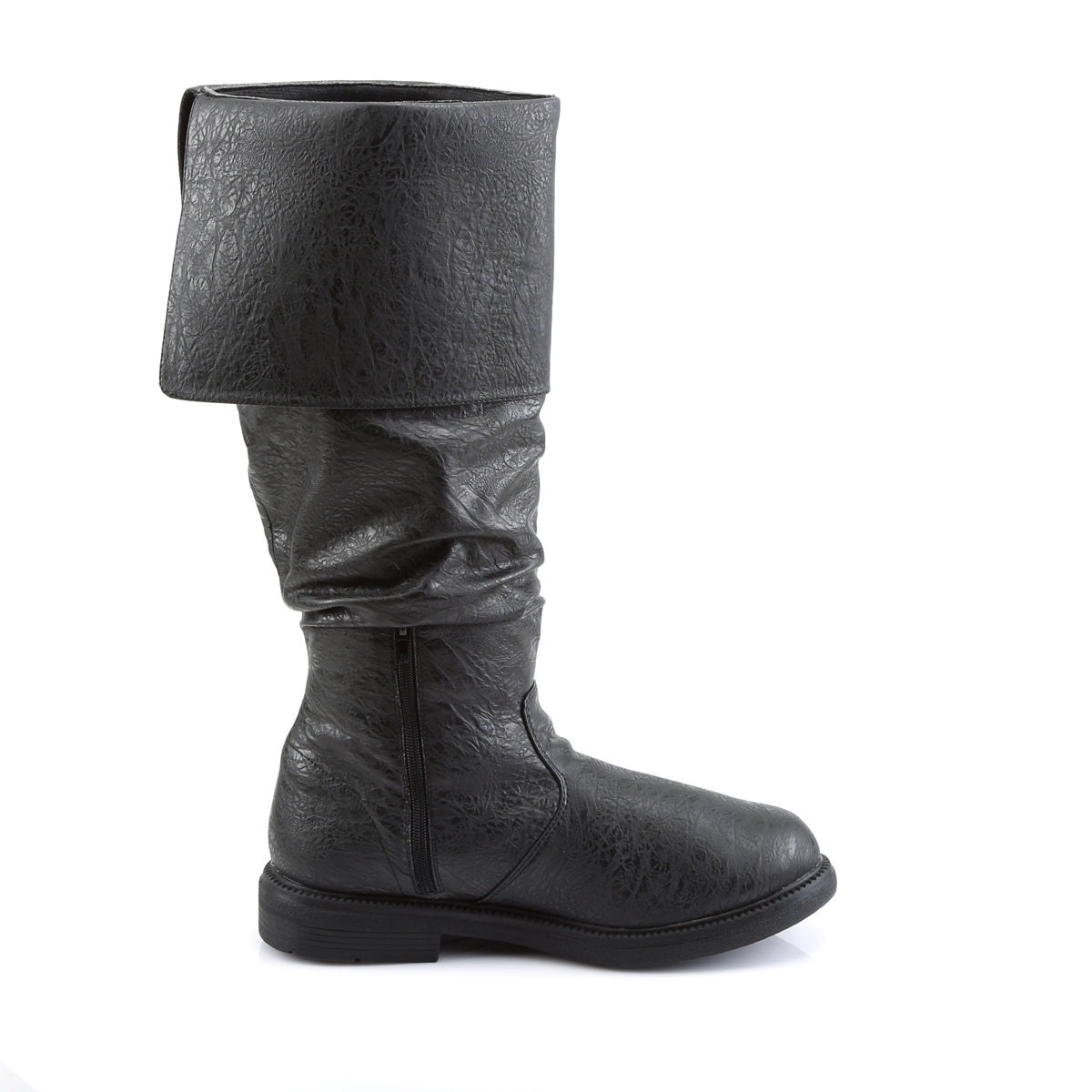 Funtasma Mens Boots ROBINHOOD-100 Blk Distressed Pu