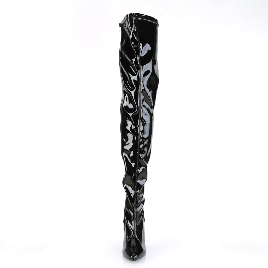 Pleaser Womens Boots SEDUCE-3000 Blk Str Pat