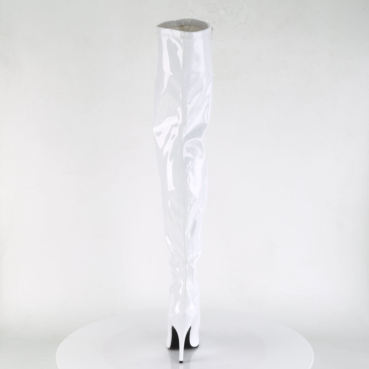 Pleaser Womens Boots SEDUCE-3000 Wht Str Pat