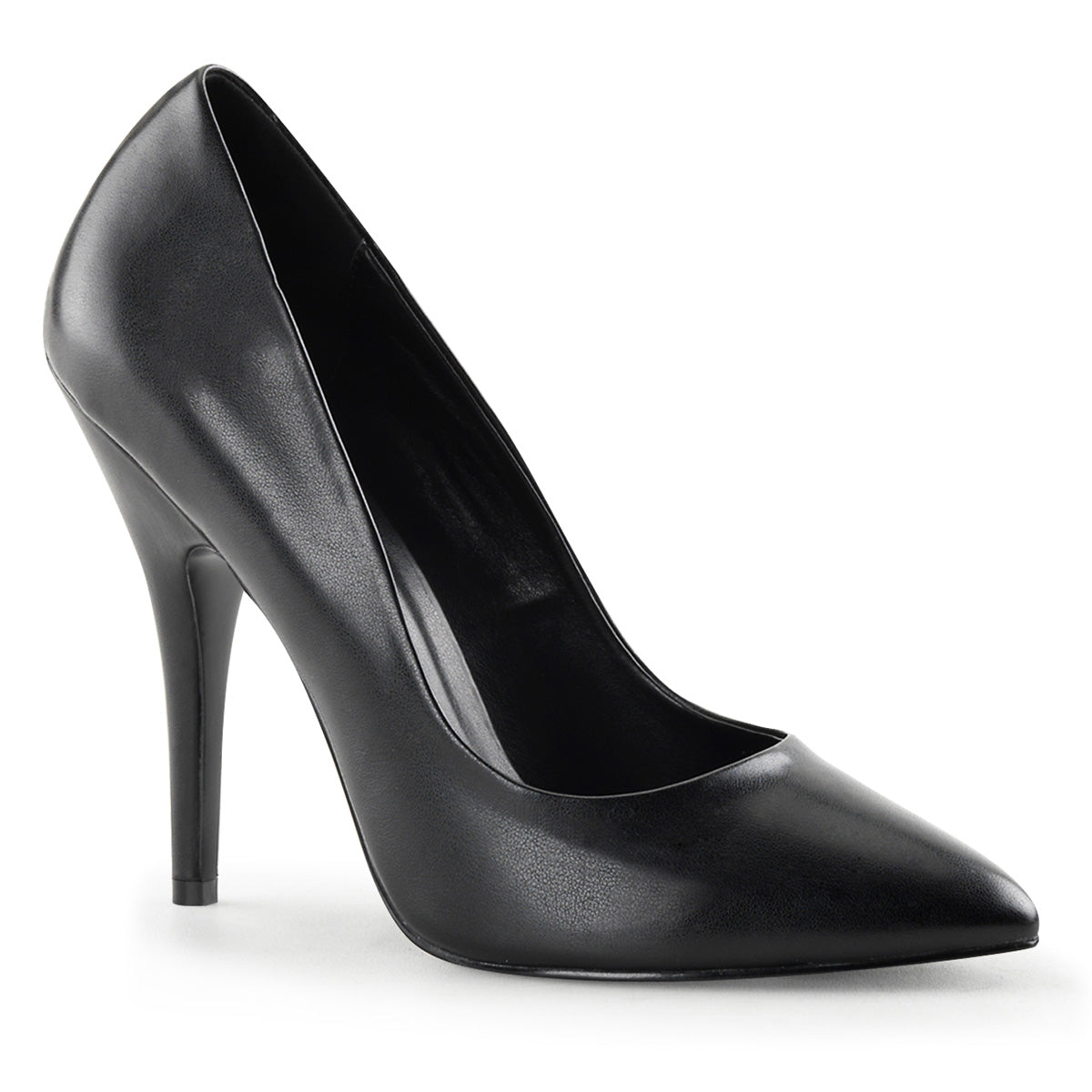 Pleaser Womens Pumps SEDUCE-420 Blk Faux Leather
