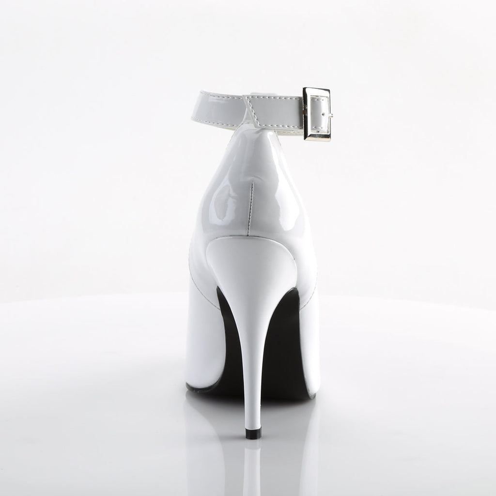 Pleaser Womens Pumps SEDUCE-431 Wht Pat