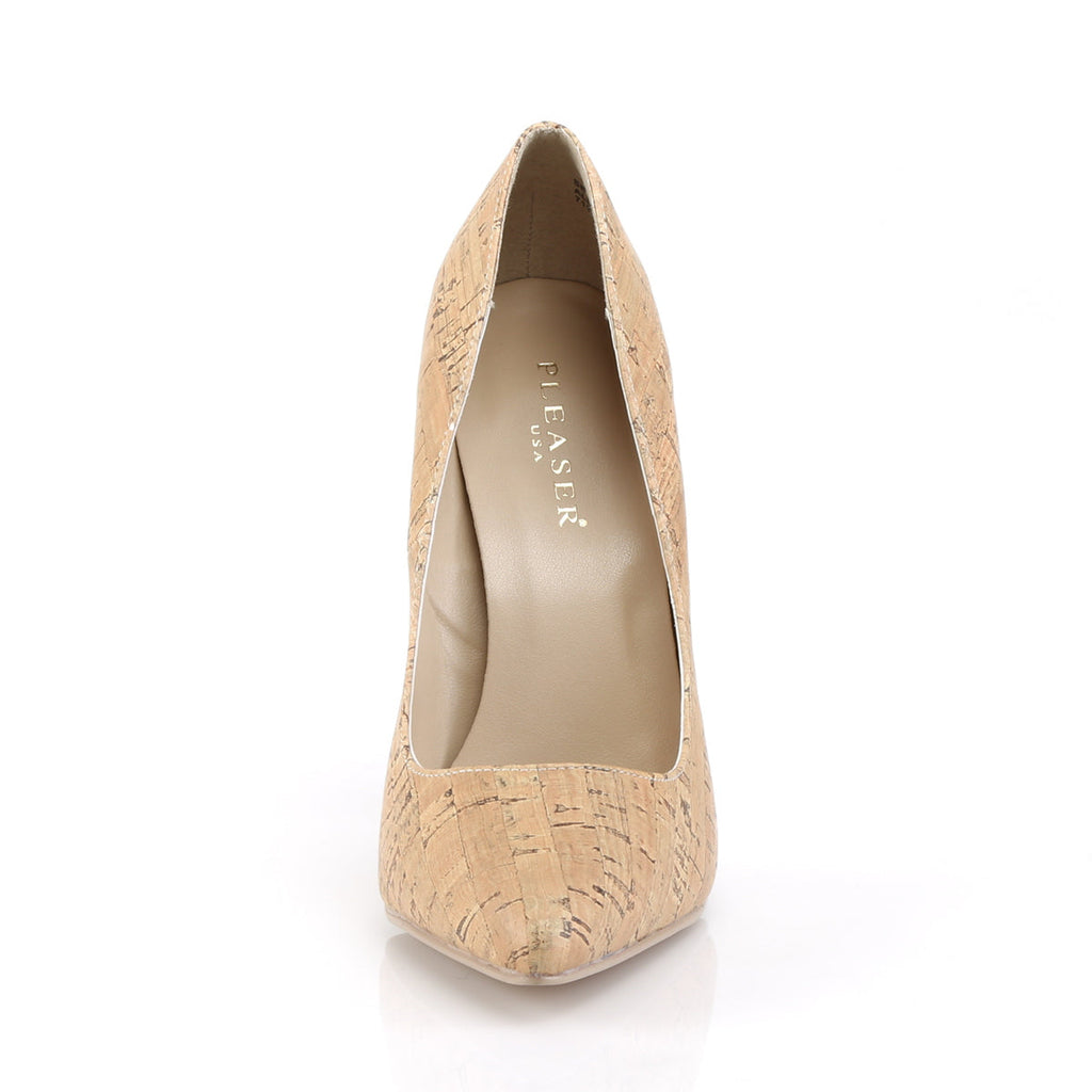 Pleaser Womens Pumps SEXY-20 Cork Faux Leather