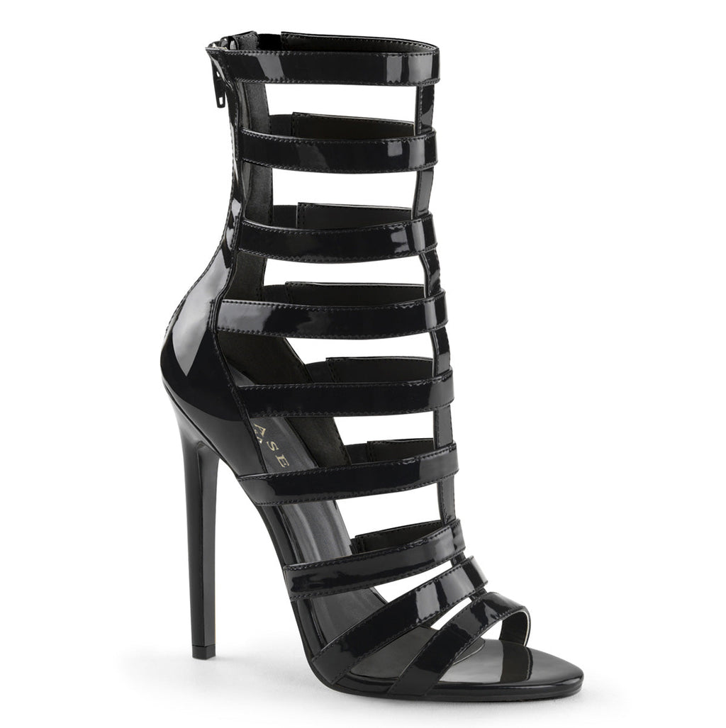Pleaser Womens Ankle Boots SEXY-52 Blk Pat