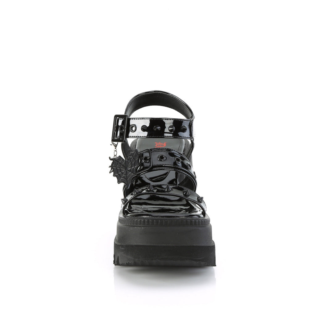 DemoniaCult  Sandals SHAKER-13 Blk Pat