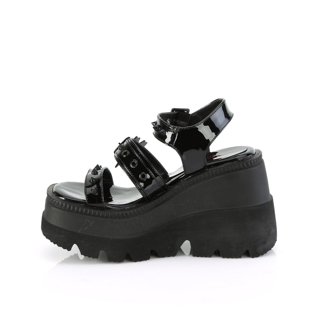 DemoniaCult  Sandals SHAKER-13 Blk Pat