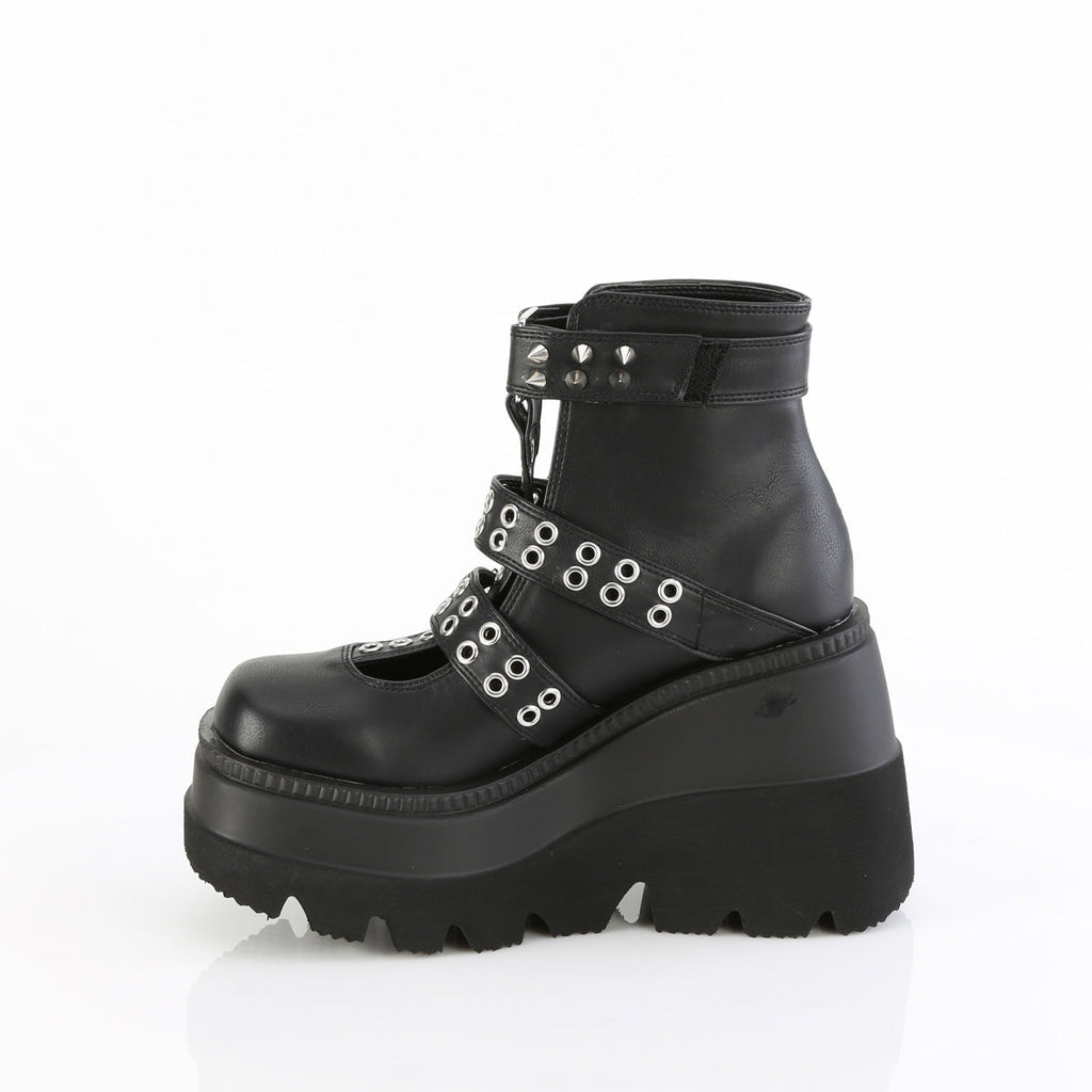DemoniaCult   SHAKER-62 Blk Vegan Leather