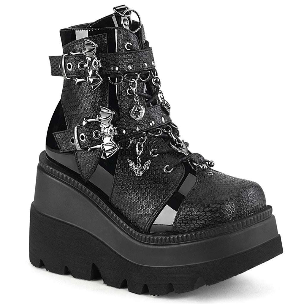 DemoniaCult   SHAKER-66 Blk Vegan Leather