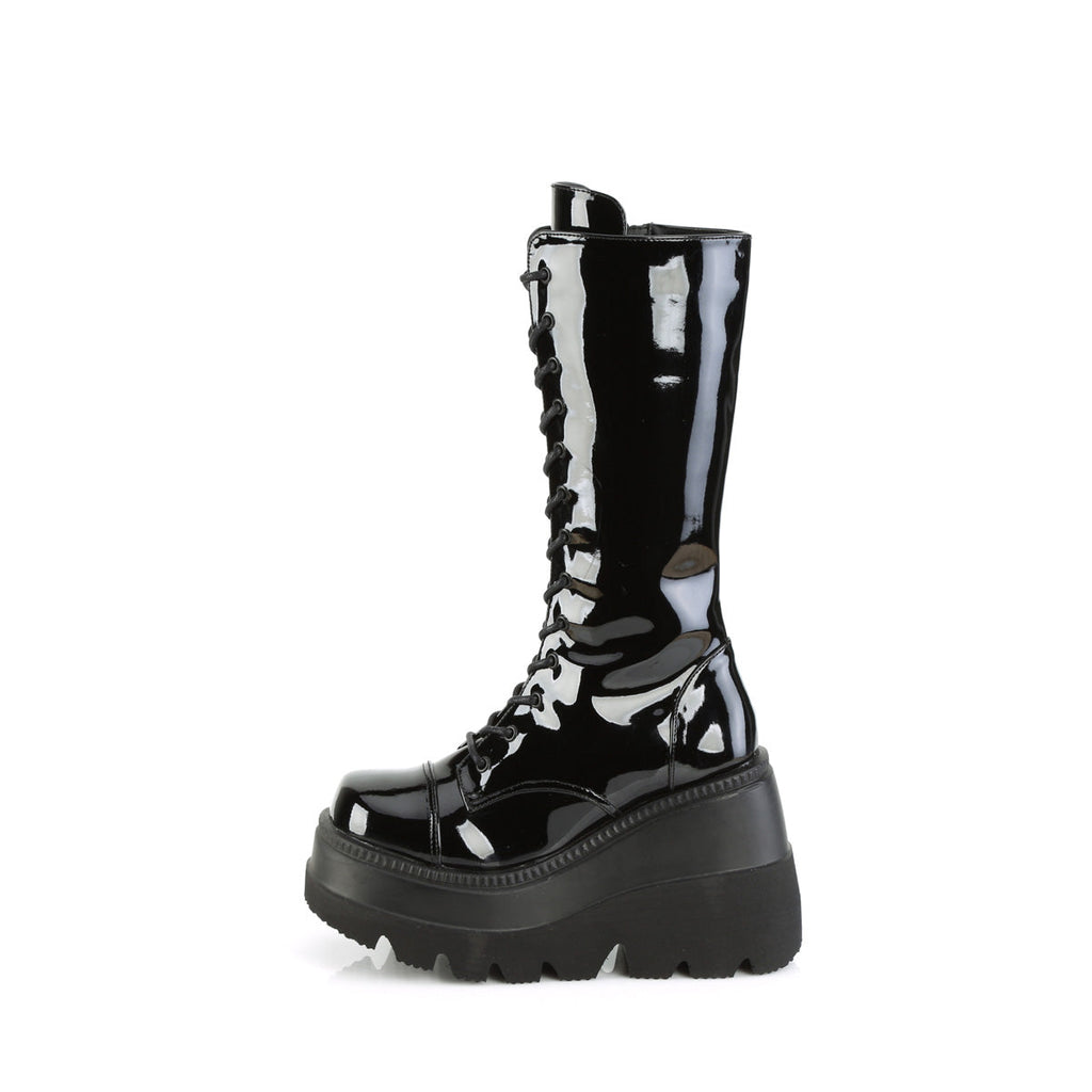 DemoniaCult  Boots SHAKER-72 Blk Patent