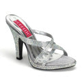 Bordello Womens Pumps SIREN-02R Iridescent Rhinestones