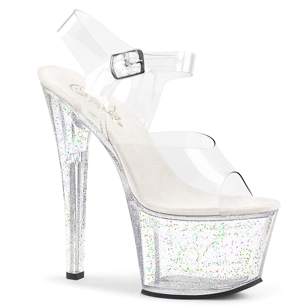 Pleaser Womens Sandals SKY-308MG Clr/Clr