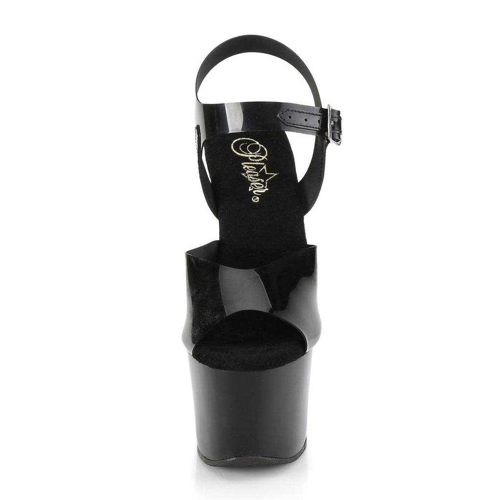 Pleaser Womens Sandals SKY-308N Blk (Jelly-Like) TPU/Blk