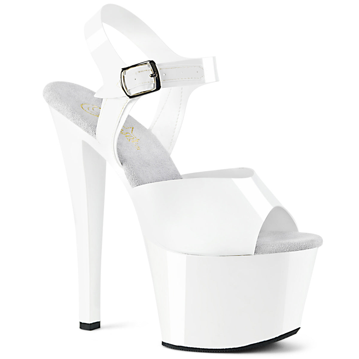 Pleaser Womens Sandals SKY-308N Wht (Jelly-Like) TPU/Wht