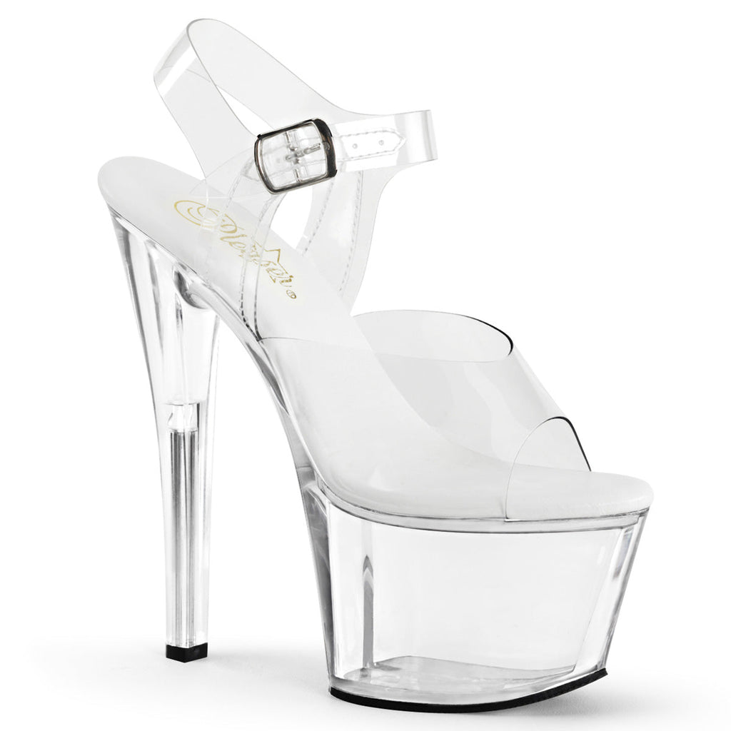 Pleaser Womens Sandals SKY-308VL Clr/Clr