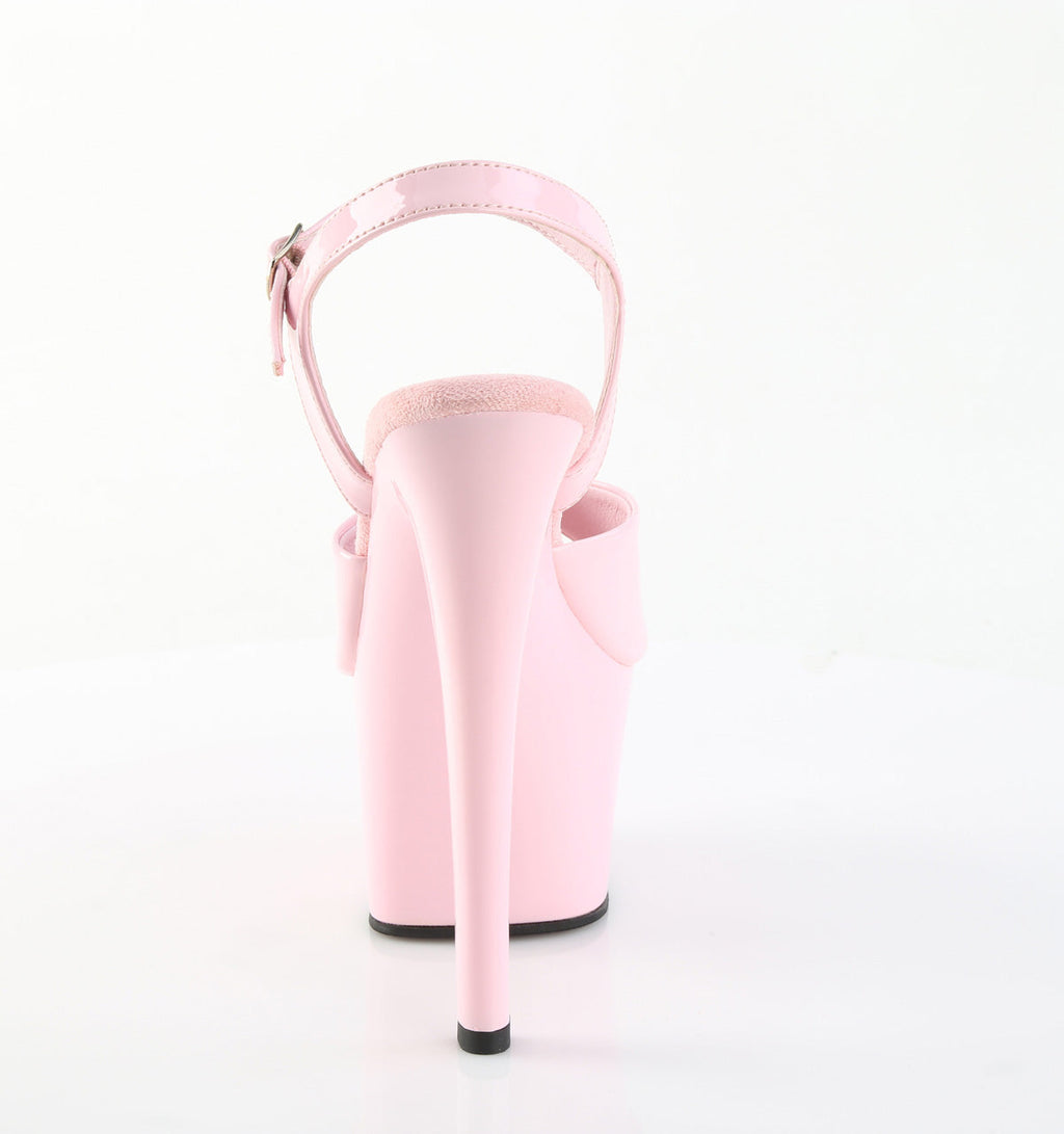 Pleaser Women's Platform Shoes SKY-309 B. Pink Pat/B. Pink
