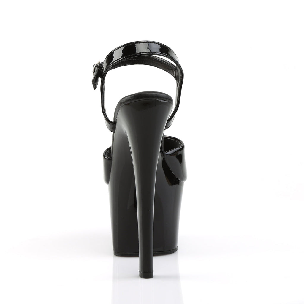 Pleaser Womens Sandals SKY-309VL Blk Pat/Blk