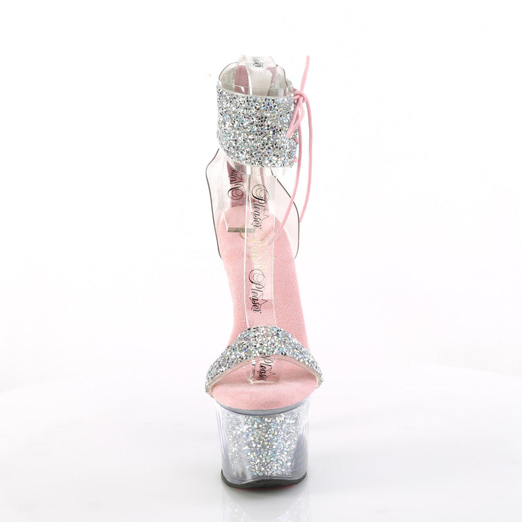 Pleaser   SKY-327RSI Slv Multi RS-B. Pink/Slv RS