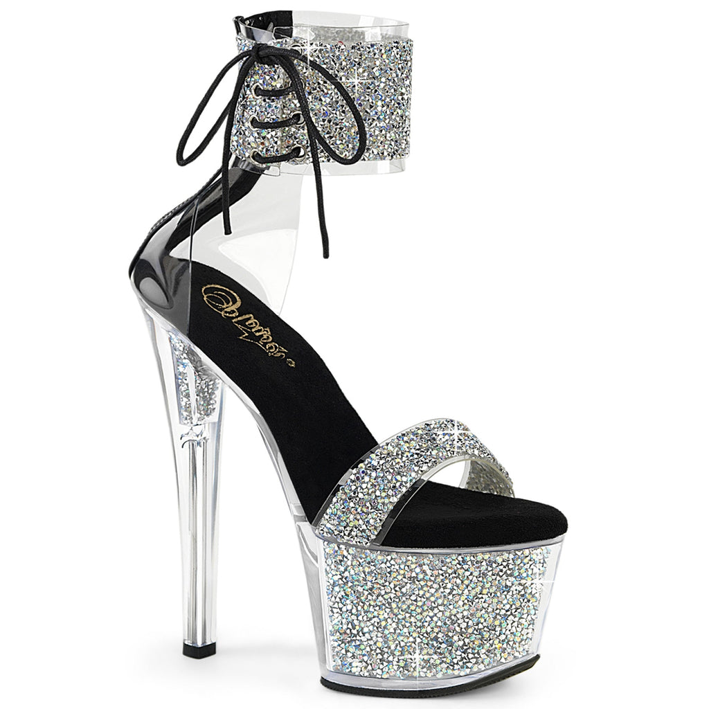 Pleaser   SKY-327RSI Slv Multi RS-Blk/Slv RS