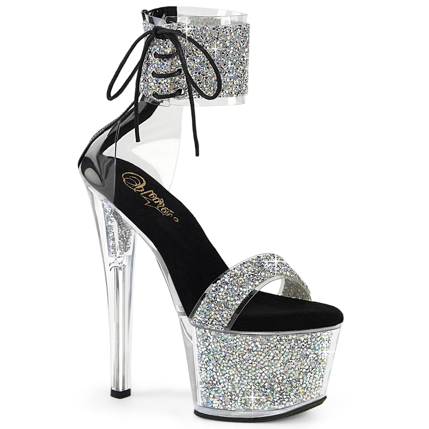 Pleaser   SKY-327RSI Slv Multi RS-Blk/Slv RS