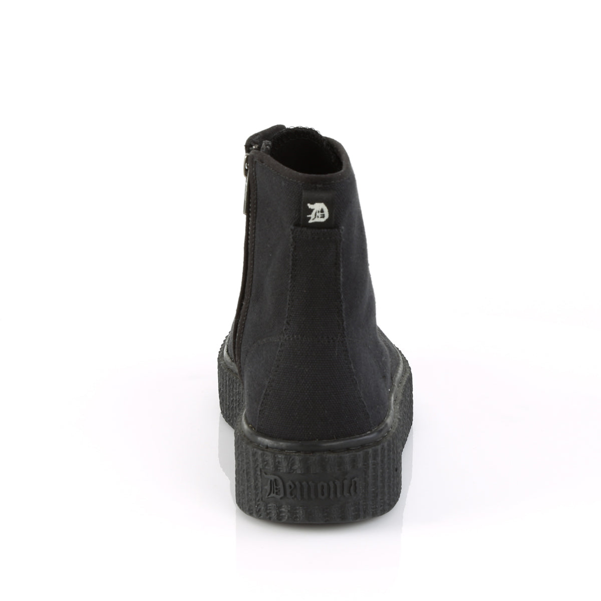 DemoniaCult Mens Ankle Boots SNEEKER-201 Blk Canvas