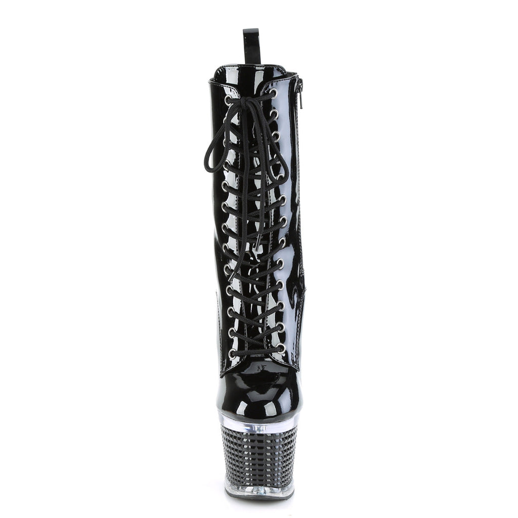 Pleaser  Ankle Boots SPECTATOR-1040 Blk Pat/Clr-Blk