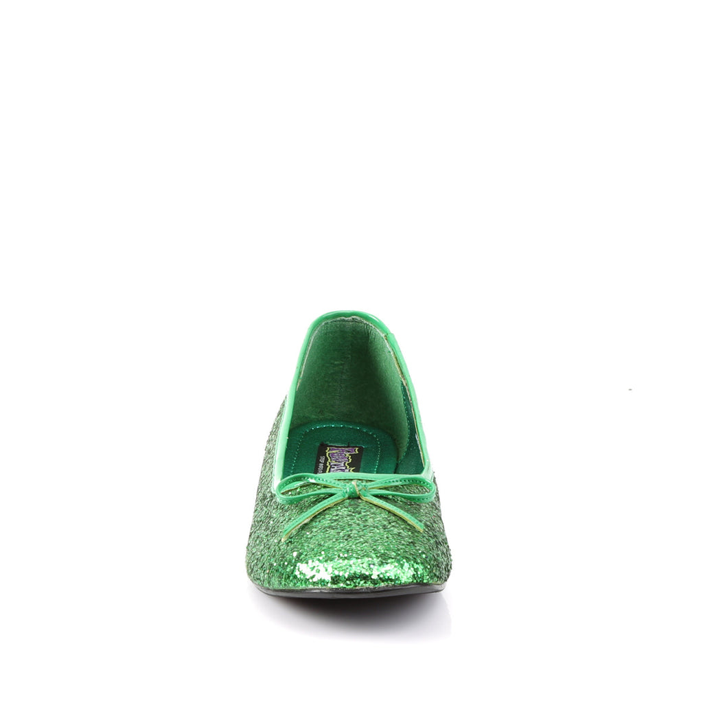 Funtasma Womens Pumps STAR-16G Green Gltr