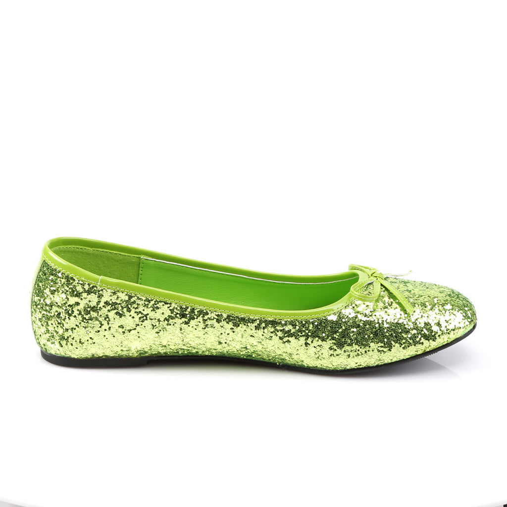 Funtasma Womens Pumps STAR-16G Lime Green Gltr