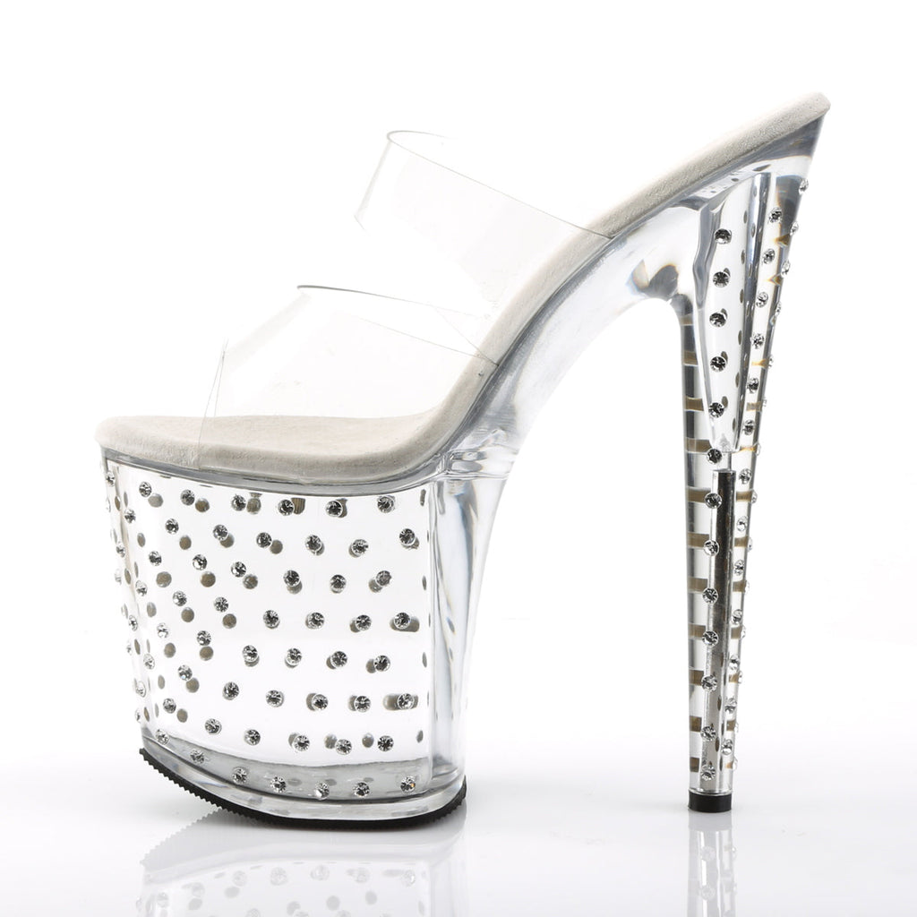 Pleaser Womens Sandals STARDUST-802 Clr/Clr