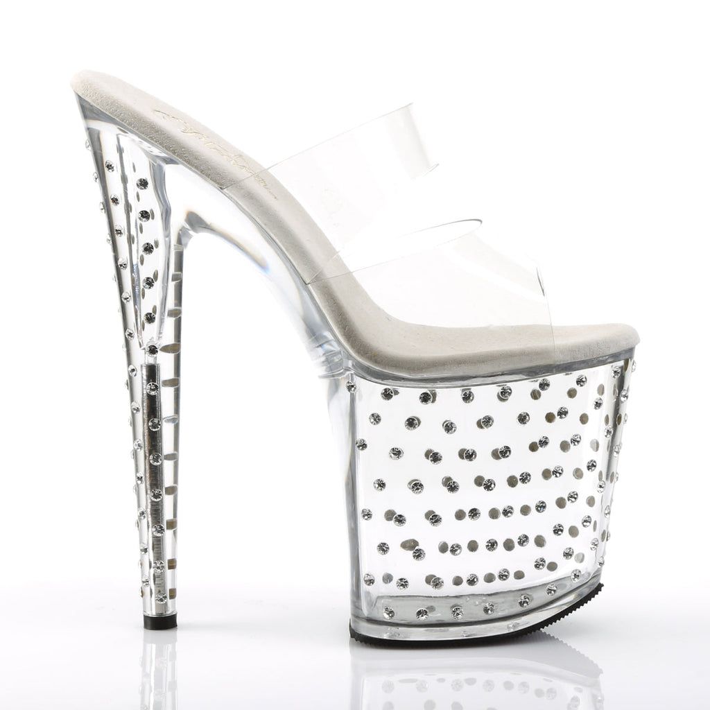 Pleaser Womens Sandals STARDUST-802 Clr/Clr