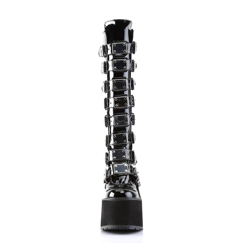 DemoniaCult Womens Boots SWING-815 Blk Pat