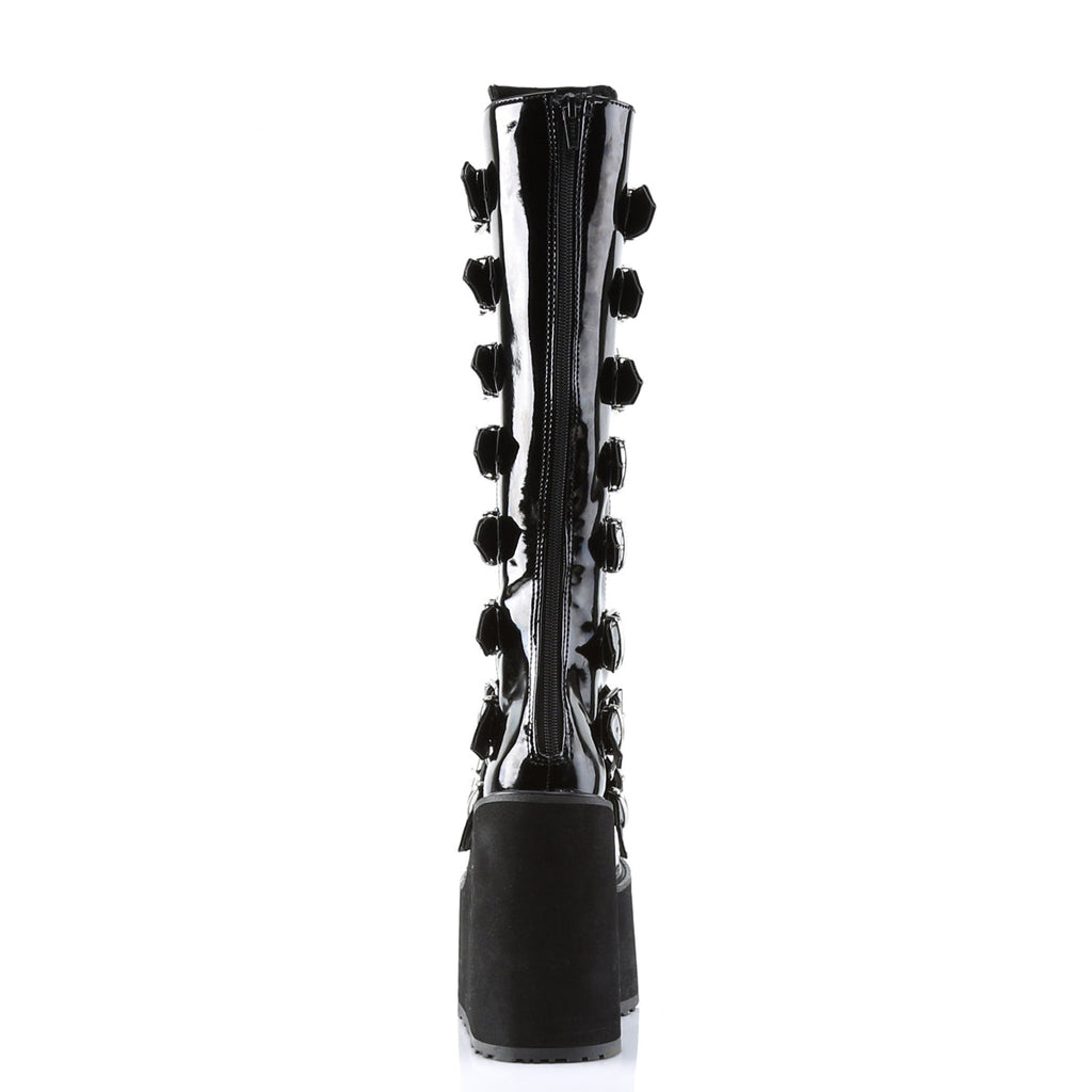 DemoniaCult Womens Boots SWING-815 Blk Pat