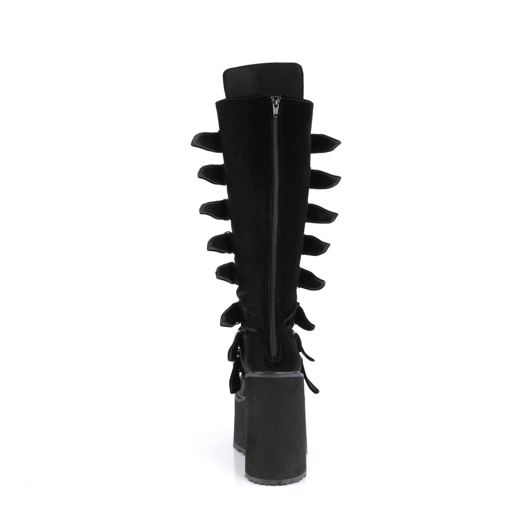 DemoniaCult  Boots SWING-815 Blk Velvet