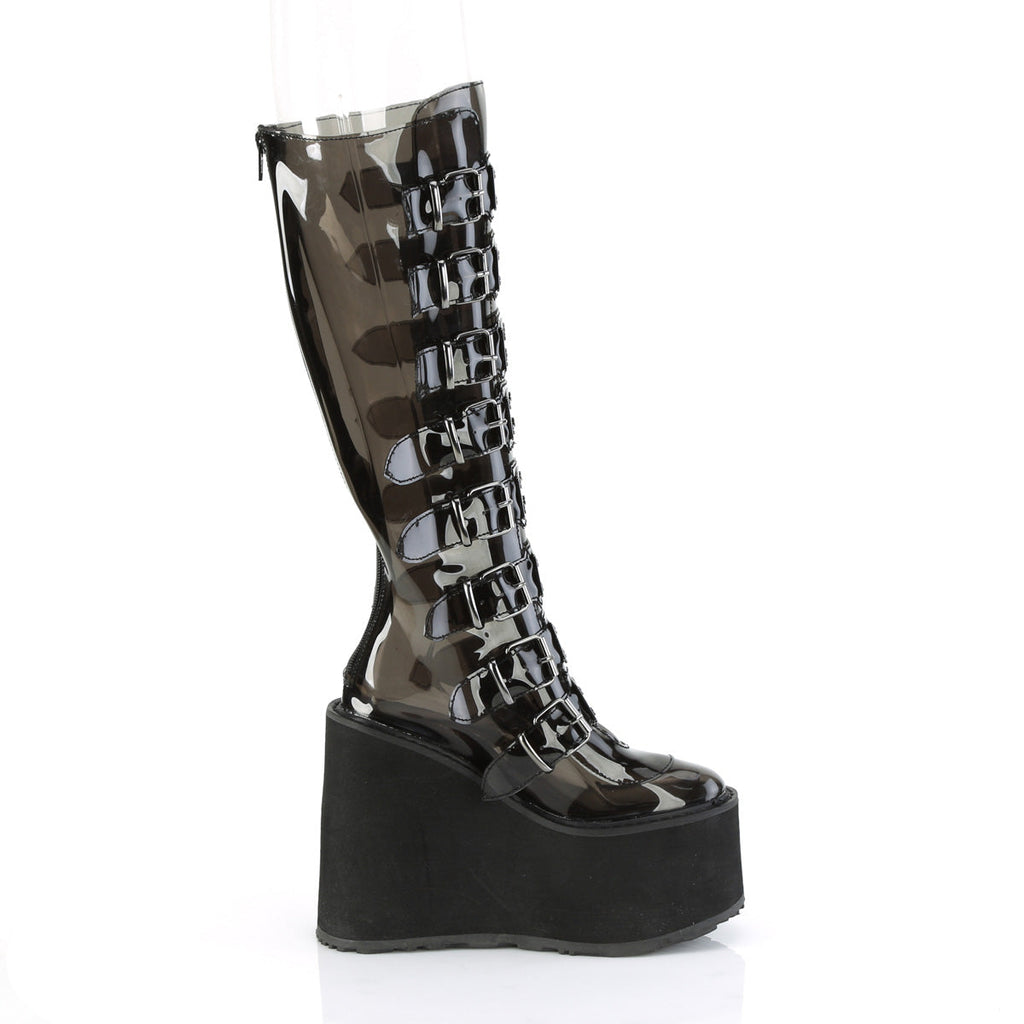 DemoniaCult  Boots SWING-815C Smoke TPU