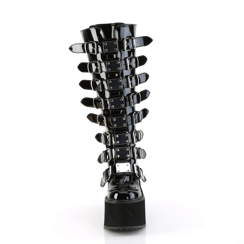 DemoniaCult  Boots SWING-815WC Blk Pat