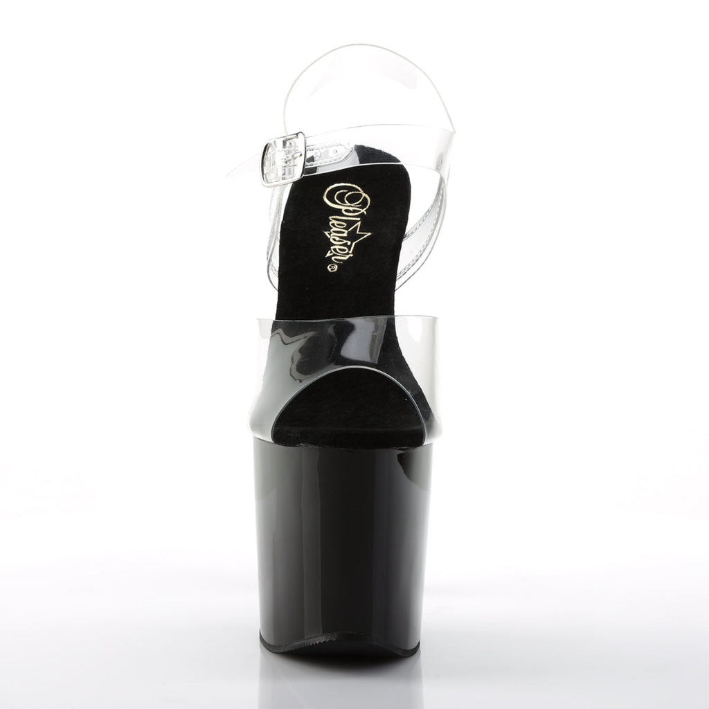 Pleaser Womens Sandals TABOO-708 Clr/Blk