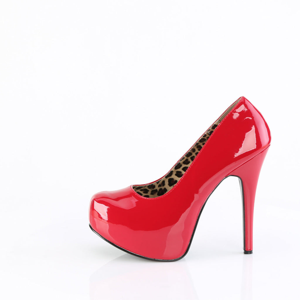 Pleaser Pink Label Womens Pumps TEEZE-06W Red Pat