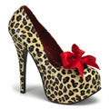 Bordello Womens Pumps TEEZE-12 Cheetah Print Pu