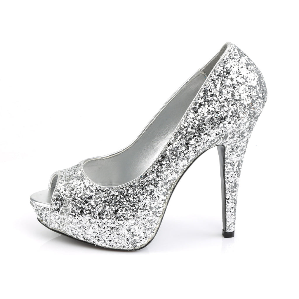 Fabulicious Womens Pumps TWINKLE-18G Slv Glitter