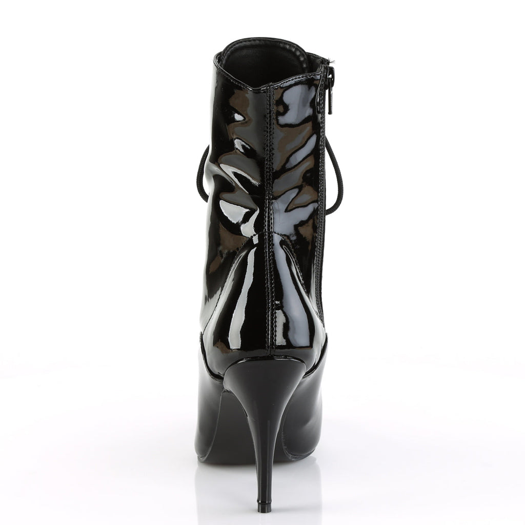Pleaser Womens Ankle Boots VANITY-1020 Blk Pat