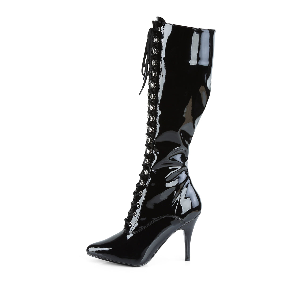 Pleaser Womens Boots VANITY-2020 Blk Pat