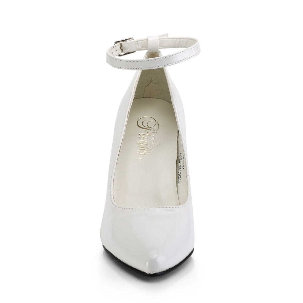 Pleaser Womens Pumps VANITY-431 Wht Pat