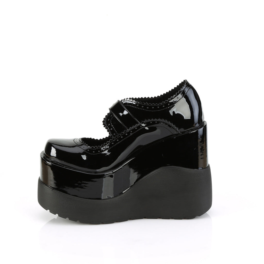 DemoniaCult  Pumps VOID-38 Blk Patent