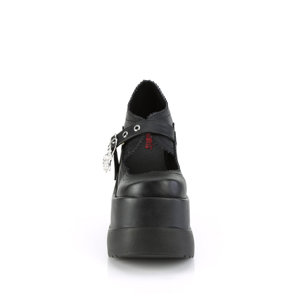 DemoniaCult  Pumps VOID-38 Blk Vegan Leather