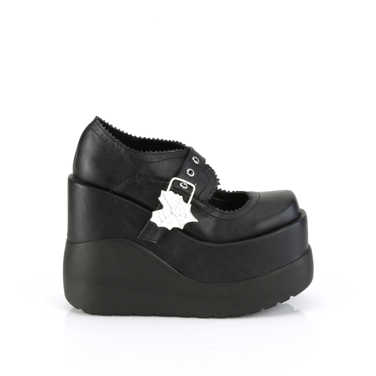 DemoniaCult  Pumps VOID-38 Blk Vegan Leather