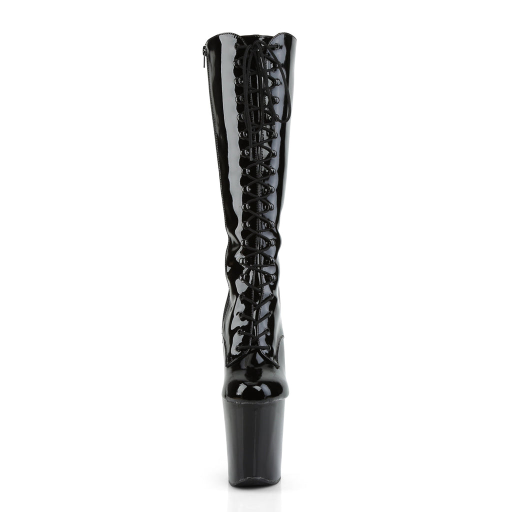 Pleaser Womens Boots XTREME-2020 Blk Pat/Blk