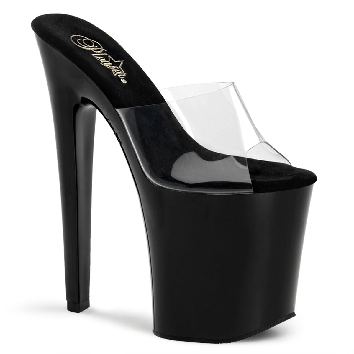 Pleaser Womens Sandals XTREME-801 Clr/Blk