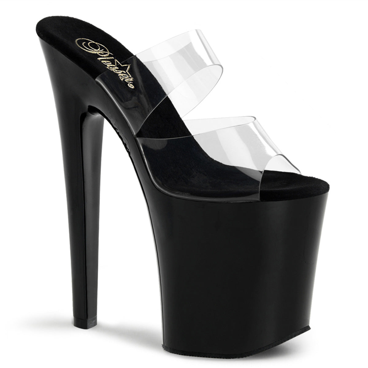 Pleaser Womens Sandals XTREME-802 Clr/Blk